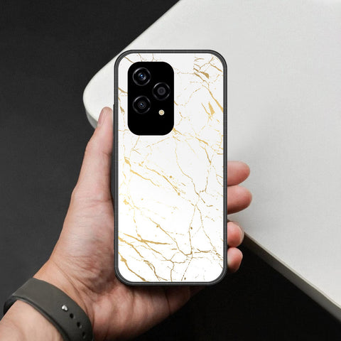 Honor 200 Lite Cover - White Marble Series 2 - HQ Premium Shine Durable Shatterproof Case