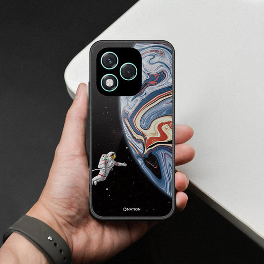 Honor 400 Lite Cover - Cosmic Marble Astronaut Design - HQ Premium Shine Durable Shatterproof Case
