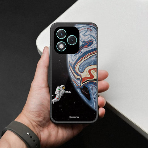 Honor 400 Lite Cover - Cosmic Marble Astronaut Design - HQ Premium Shine Durable Shatterproof Case
