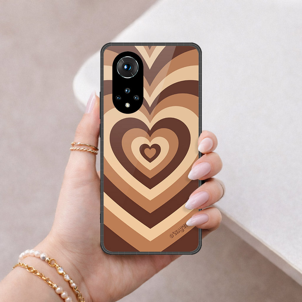 Honor 50 Cover - O'Nation Heartbeat Series - HQ Ultra Shine Premium Infinity Glass Soft Silicon Borders Case