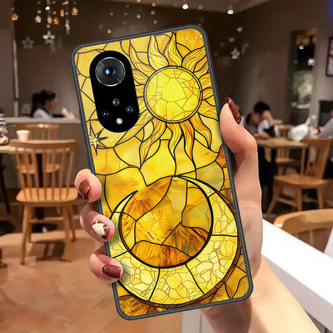 Honor 50 Cover - Celestial Starry Universe Series - HQ Ultra Shine Premium Infinity Glass Soft Silicon Borders Case