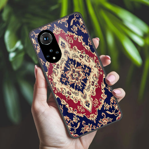 Huawei Nova 9 Cover - ONation Persian Rugs Series 2 - HQ Ultra Shine Premium Infinity Glass Soft Silicon Borders Case