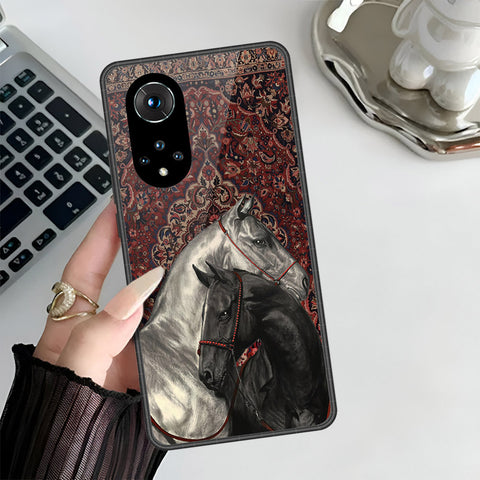 Huawei Nova 9 Cover - ONation Persian Rugs Series 3 - HQ Ultra Shine Premium Infinity Glass Soft Silicon Borders Case