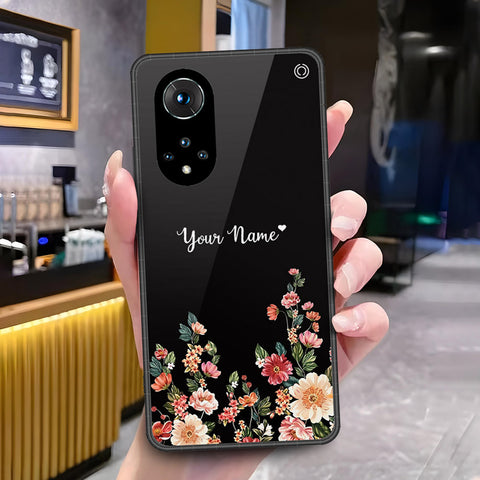 Huawei Nova 9 Cover - ONation Your Name Series - HQ Ultra Shine Premium Infinity Glass Soft Silicon Borders Case