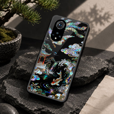 Huawei Nova 9 Cover - Pearl Dynasty Series - HQ Ultra Shine Premium Infinity Glass Soft Silicon Borders Case