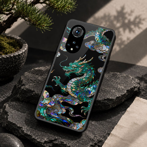 Huawei Nova 9 Cover - Pearl Dynasty Series - HQ Ultra Shine Premium Infinity Glass Soft Silicon Borders Case