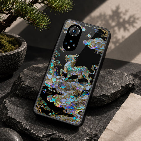 Huawei Nova 9 Cover - Pearl Dynasty Series - HQ Ultra Shine Premium Infinity Glass Soft Silicon Borders Case