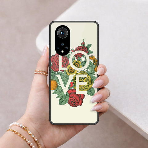 Honor 50 Cover - Floral Series 2 - HQ Ultra Shine Premium Infinity Glass Soft Silicon Borders Case