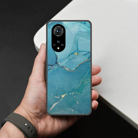 Honor 50 Cover - Mystic Marble Series - HQ Ultra Shine Premium Infinity Glass Soft Silicon Borders Case