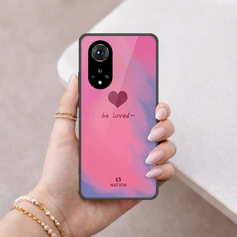 Honor 50 Cover - Onation Heart Series - HQ Ultra Shine Premium Infinity Glass Soft Silicon Borders Case