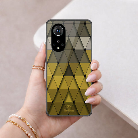 Honor 50 Cover - Onation Pyramid Series - HQ Ultra Shine Premium Infinity Glass Soft Silicon Borders Case