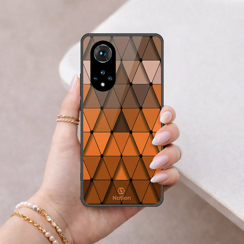 Honor 50 Cover - Onation Pyramid Series - HQ Ultra Shine Premium Infinity Glass Soft Silicon Borders Case