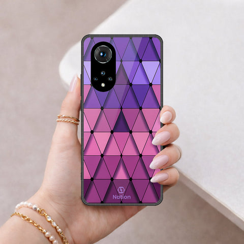 Honor 50 Cover - Onation Pyramid Series - HQ Ultra Shine Premium Infinity Glass Soft Silicon Borders Case