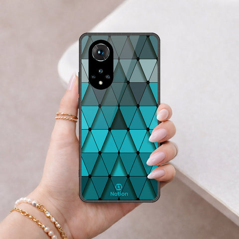Honor 50 Cover - Onation Pyramid Series - HQ Ultra Shine Premium Infinity Glass Soft Silicon Borders Case