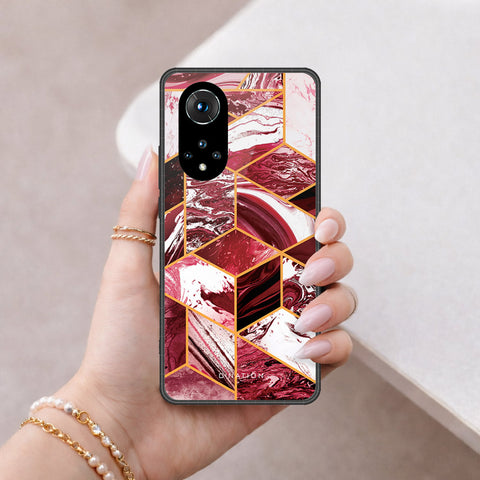 Honor 50 Cover - O'Nation Shades of Marble Series - HQ Ultra Shine Premium Infinity Glass Soft Silicon Borders Case