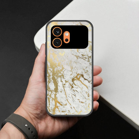 Honor 600 Cover - White Marble Series - HQ Premium Shine Durable Shatterproof Case