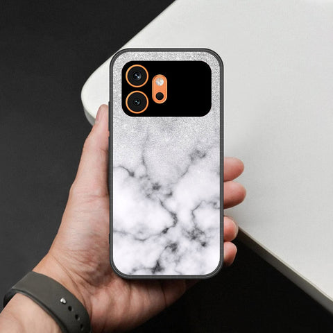 Honor 600 Cover - White Marble Series - HQ Premium Shine Durable Shatterproof Case