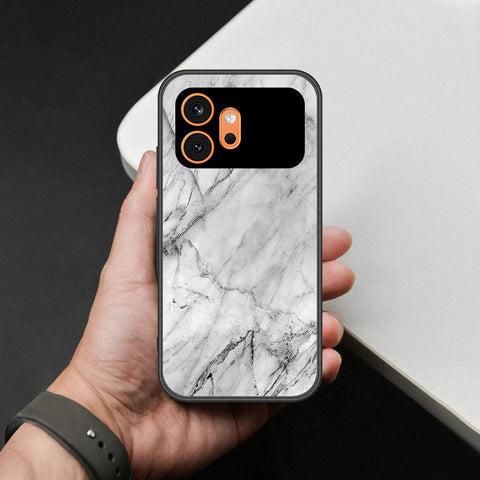 Honor 600 Cover - White Marble Series - HQ Premium Shine Durable Shatterproof Case