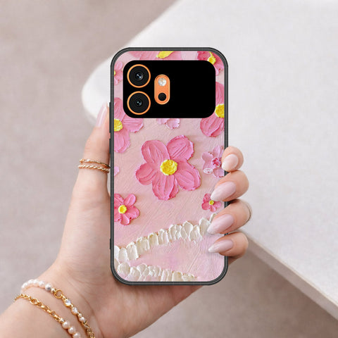 Honor 600 Cover - Floral Series - Design 2 - Pink - HQ Premium Shine Durable Shatterproof Case
