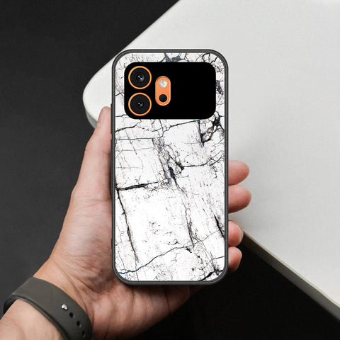 Honor 600 Cover - White Marble Series 2 - HQ Premium Shine Durable Shatterproof Case