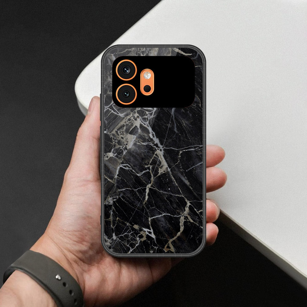 Honor 600 Cover - Black Marble Series - HQ Premium Shine Durable Shatterproof Case