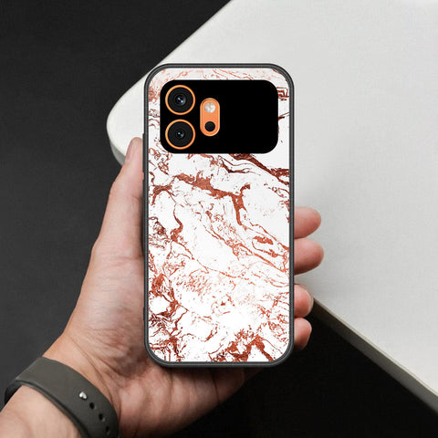 Honor 600 Cover - White Marble Series 2 - HQ Premium Shine Durable Shatterproof Case