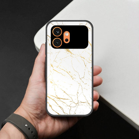 Honor 600 Cover - White Marble Series 2 - HQ Premium Shine Durable Shatterproof Case