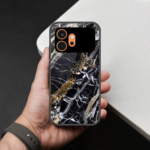 Honor 600 Cover - Black Marble Series - HQ Premium Shine Durable Shatterproof Case