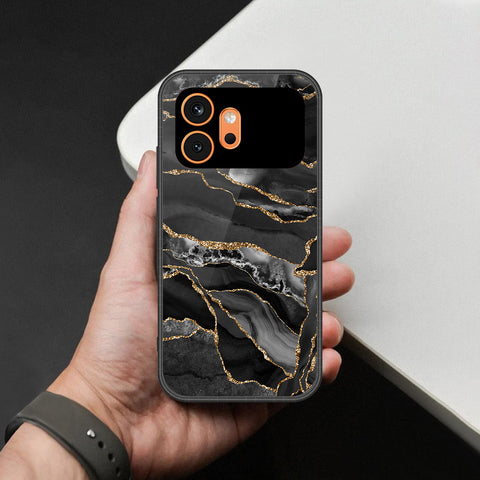 Honor 600 Cover - Black Marble Series - HQ Premium Shine Durable Shatterproof Case