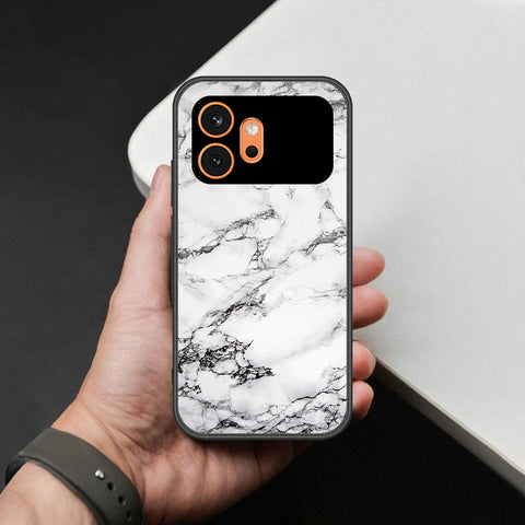 Honor 600 Cover - White Marble Series - HQ Premium Shine Durable Shatterproof Case