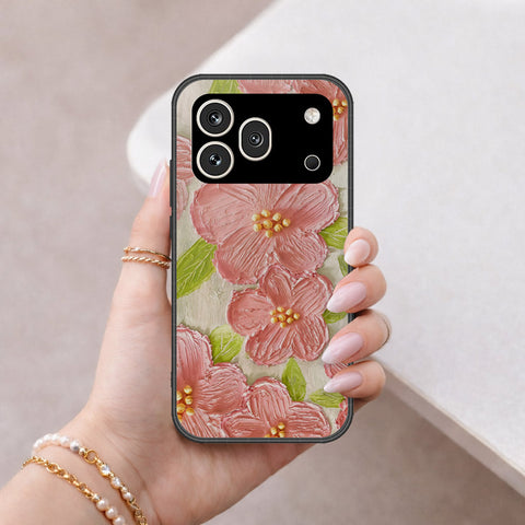 Honor 600 Pro Cover - Floral Series - Design 9 - Pink & Green - HQ Premium Shine Durable Shatterproof Case