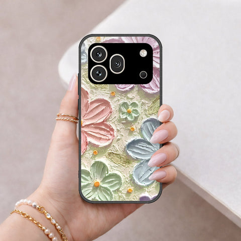 Honor 600 Pro Cover - Floral Series - Design 15 - Blue & Green - HQ Premium Shine Durable Shatterproof Case