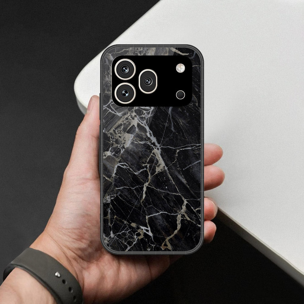 Honor 600 Pro Cover - Black Marble Series - HQ Premium Shine Durable Shatterproof Case