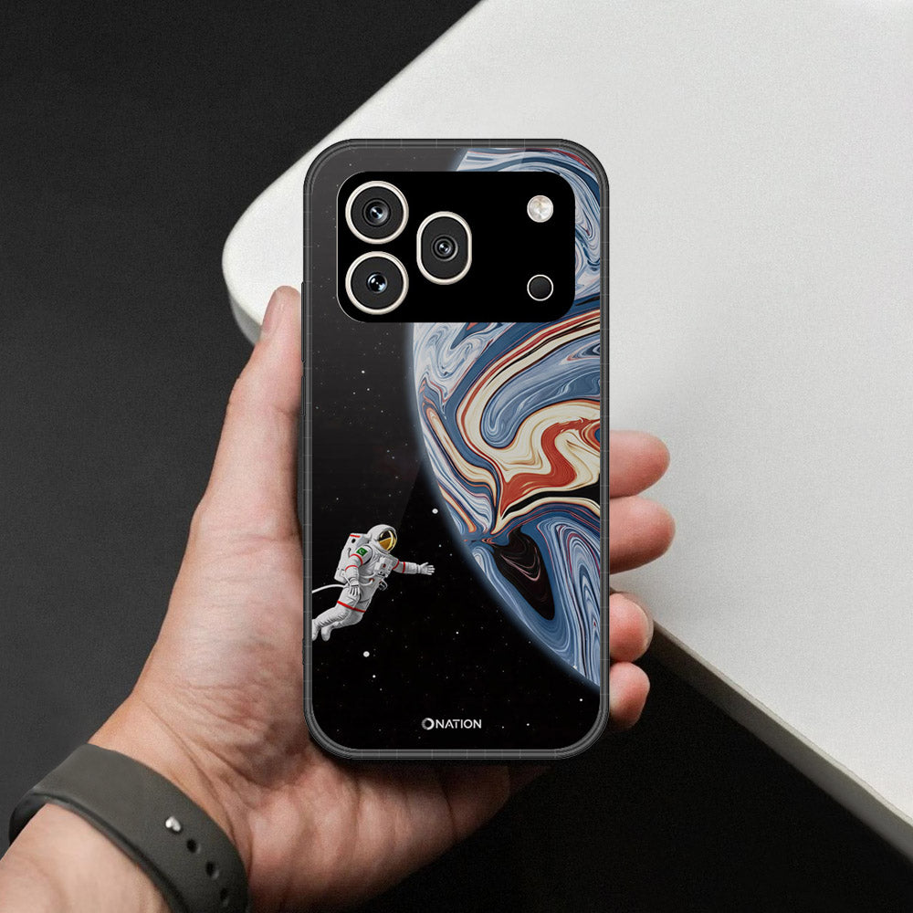 Honor 600 Pro Cover - Cosmic Marble Astronaut Design - HQ Premium Shine Durable Shatterproof Case