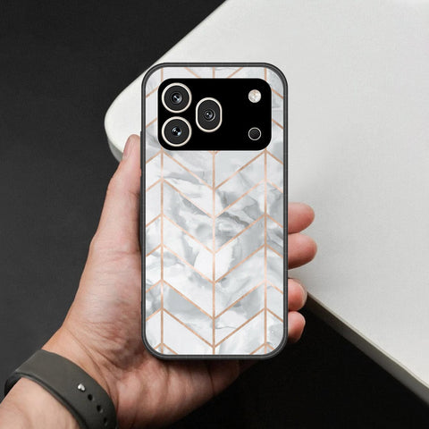 Honor 600 Pro Cover - White Marble Series 2 - HQ Premium Shine Durable Shatterproof Case