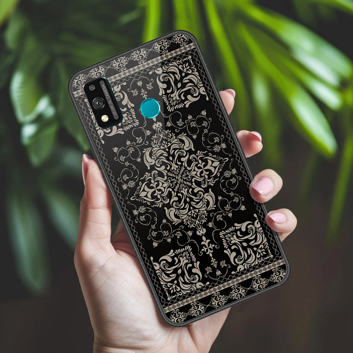 Honor 9X Lite Cover - ONation Persian Rugs Series 2 - HQ Ultra Shine Premium Infinity Glass Soft Silicon Borders Case
