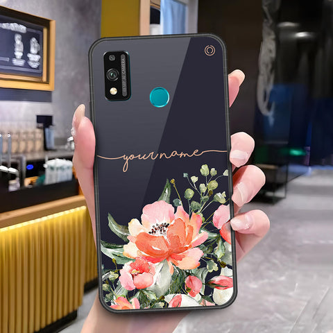 Honor 9X Lite Cover - ONation Your Name Series - HQ Ultra Shine Premium Infinity Glass Soft Silicon Borders Case