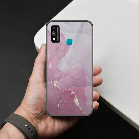 Honor 9X Lite Cover - Mystic Marble Series - HQ Ultra Shine Premium Infinity Glass Soft Silicon Borders Case