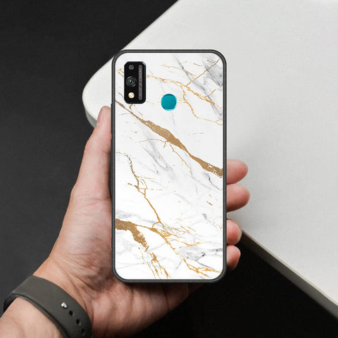 Honor 9X Lite Cover - Mystic Marble Series - HQ Ultra Shine Premium Infinity Glass Soft Silicon Borders Case