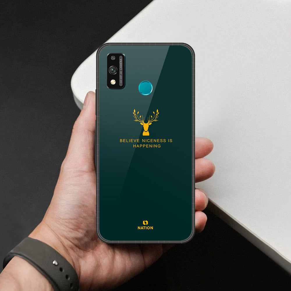 Honor 9X Lite Cover - Nice Series - HQ Ultra Shine Premium Infinity Glass Soft Silicon Borders Case