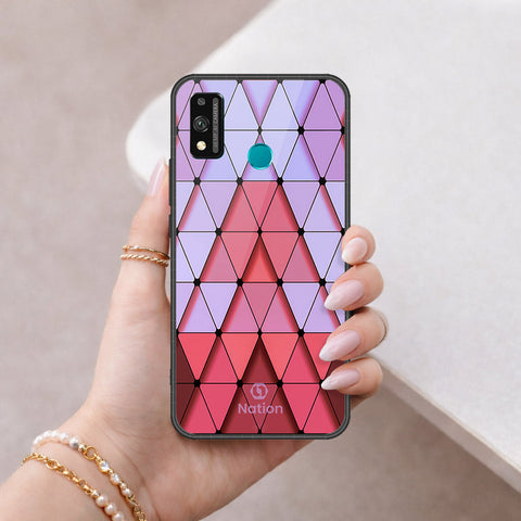 Honor 9X Lite Cover - Onation Pyramid Series - HQ Ultra Shine Premium Infinity Glass Soft Silicon Borders Case