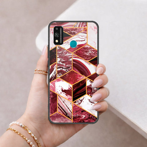 Honor 9X Lite Cover - O'Nation Shades of Marble Series - HQ Ultra Shine Premium Infinity Glass Soft Silicon Borders Case