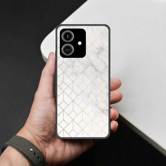 Honor Play 10 4G Cover - White Marble Series 2 - HQ Premium Shine Durable Shatterproof Case