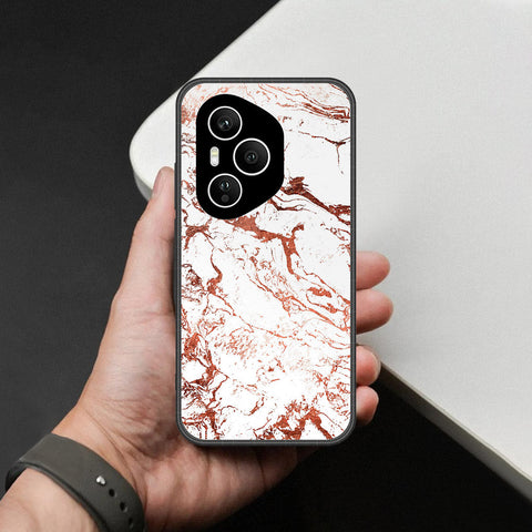Honor 400 Pro Cover - White Marble Series 2 - HQ Premium Shine Durable Shatterproof Case