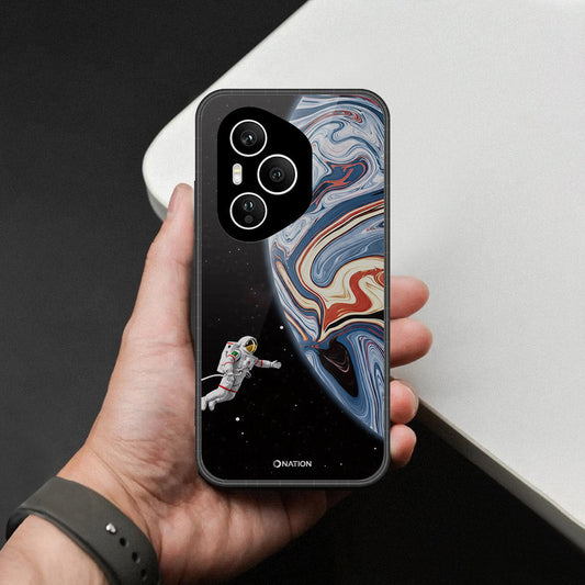 Honor 400 Pro Cover - Cosmic Marble Astronaut Design - HQ Premium Shine Durable Shatterproof Case