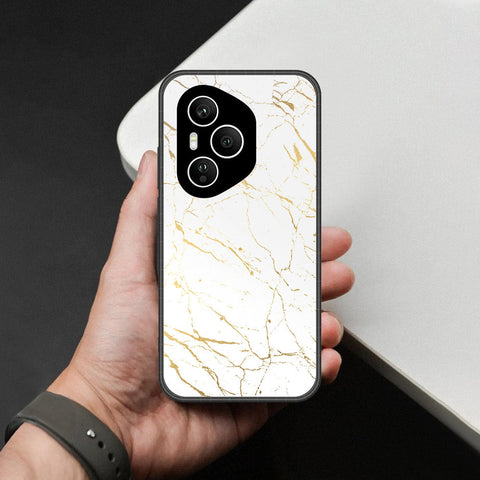 Honor 400 Pro Cover - White Marble Series 2 - HQ Premium Shine Durable Shatterproof Case