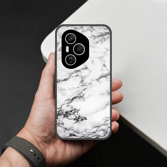 Honor 400 Pro Cover - White Marble Series - HQ Premium Shine Durable Shatterproof Case