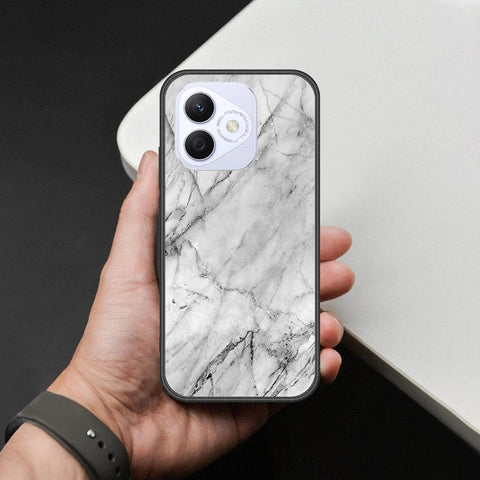 Honor X60i Cover - White Marble Series - HQ Premium Shine Durable Shatterproof Case