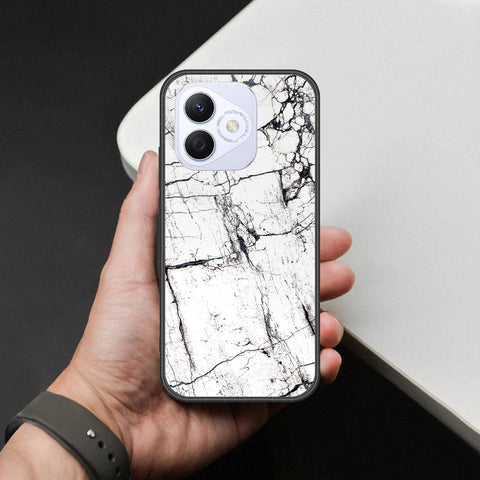 Honor X60i Cover - White Marble Series 2 - HQ Premium Shine Durable Shatterproof Case