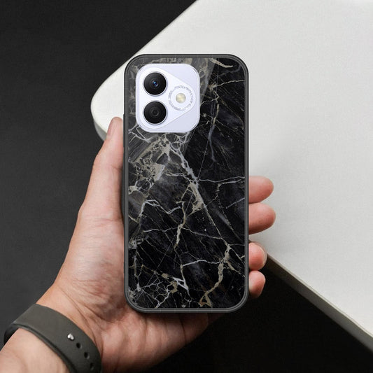 Honor X60i Cover - Black Marble Series - HQ Premium Shine Durable Shatterproof Case